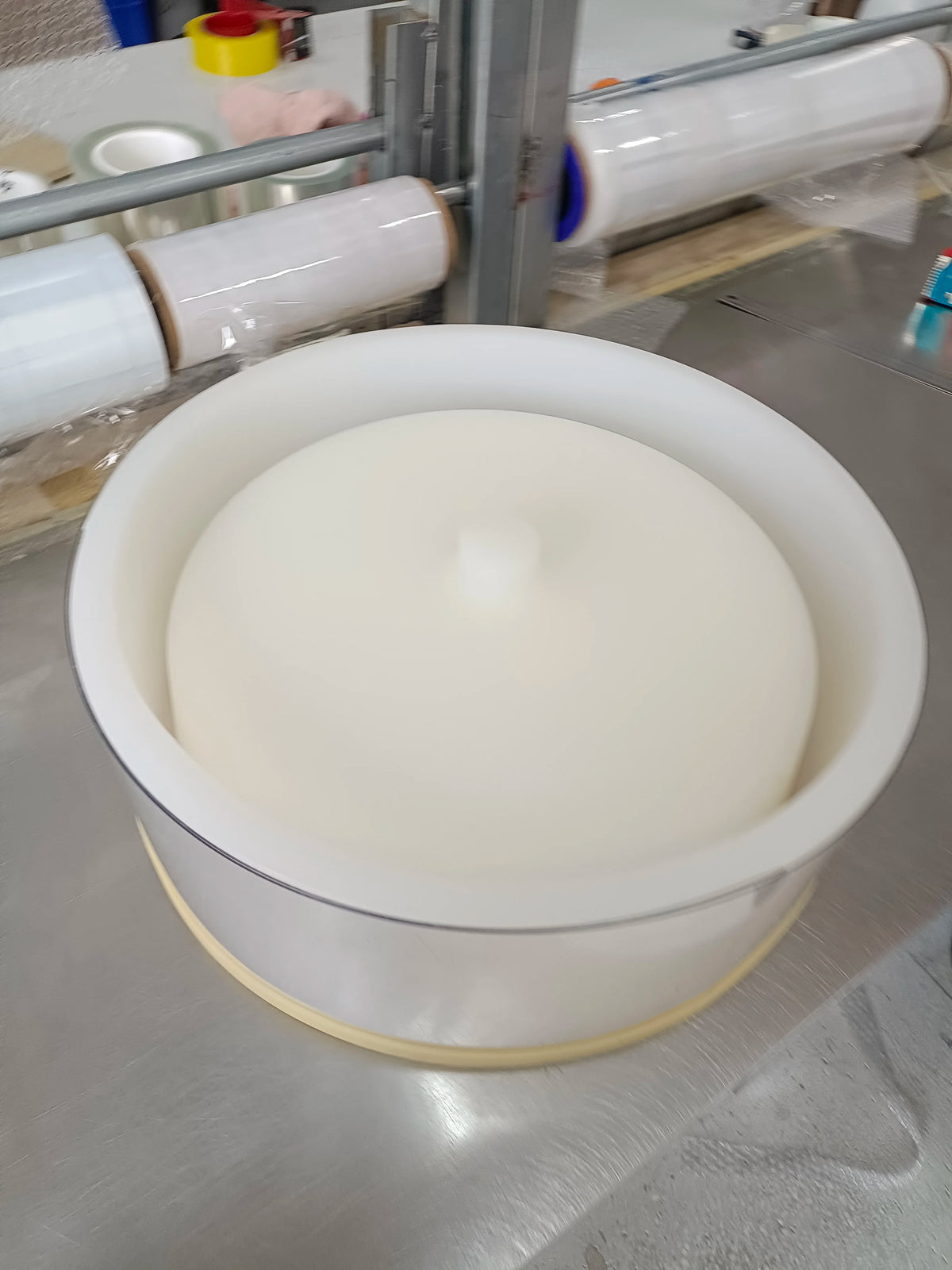Circular Concrete Sink Silicone Mold Bathroom Square Sink