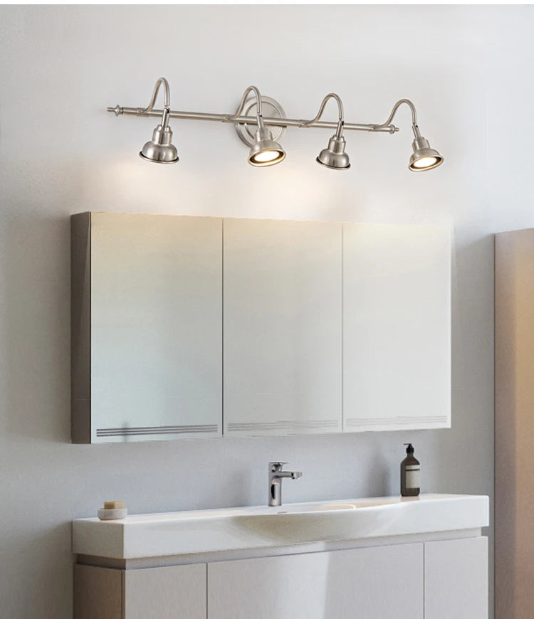 Led Mirror Headlight Anti Fog Mirror Cabinet Bathroom