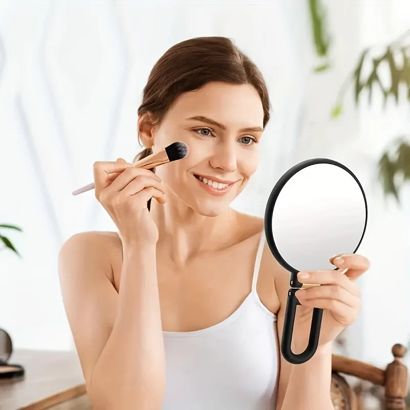 60x Double-Sided Handheld Magnifying Mirror 1x/80x Hd Makeup