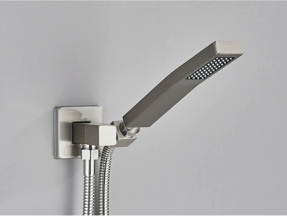 Poiqihy Golden Handshower Head 150cm Stainless Steel Shower