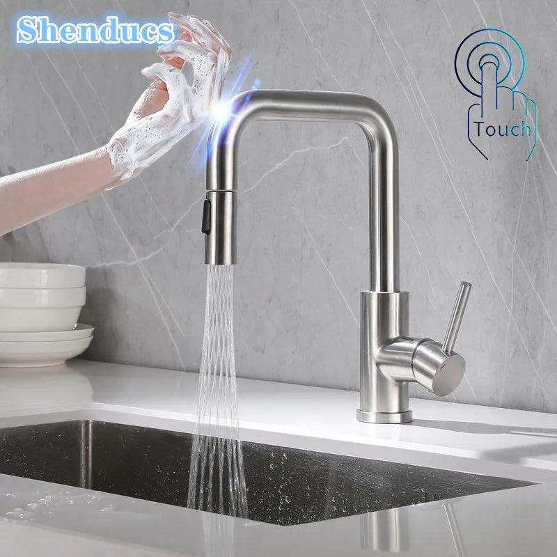 Smart Touch Sink Faucets Newly Seven Style Cold