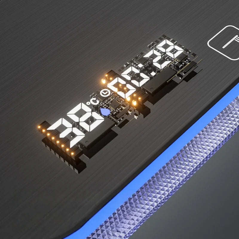 Bathroom Smart Shower System Temperature Digital Display Led