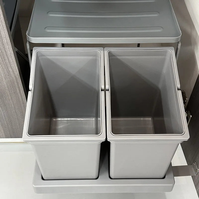 Sink Cabinet Door Connect Waste Bins Creative Waterproof