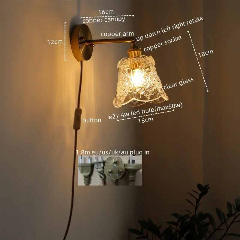 Iwhd Retro Style Led Wall Light Decor Corridor