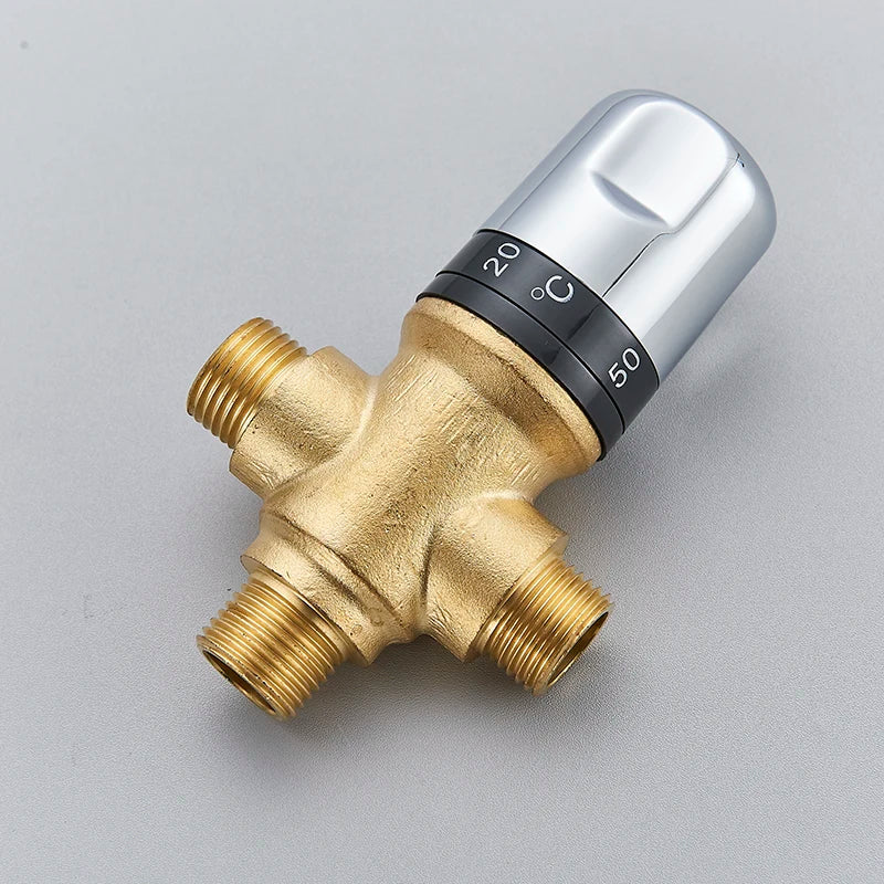 Brass Thermostatic Mixing Valve Constant Water Temperature Shower