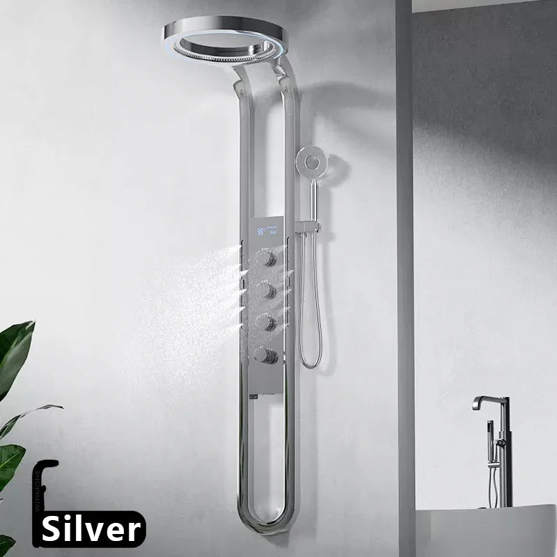 Luxury Wall Mounted Spa Massage Shower Panels System