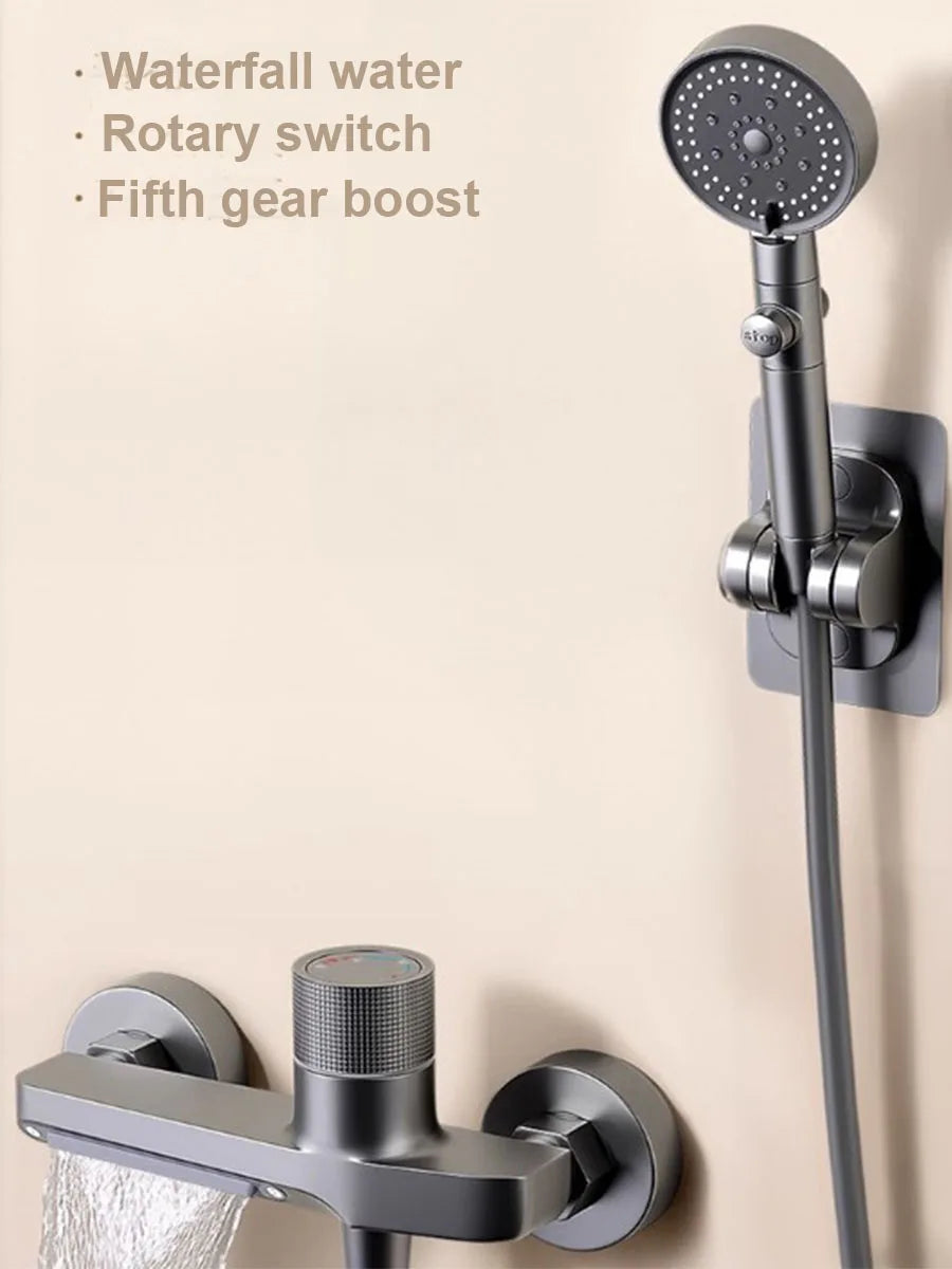 Bathroom Brass Basin Faucets Shower Faucet Wall Mounted