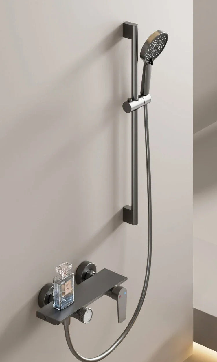 Two Ways Water Outlet Bathroom Shower System Wall