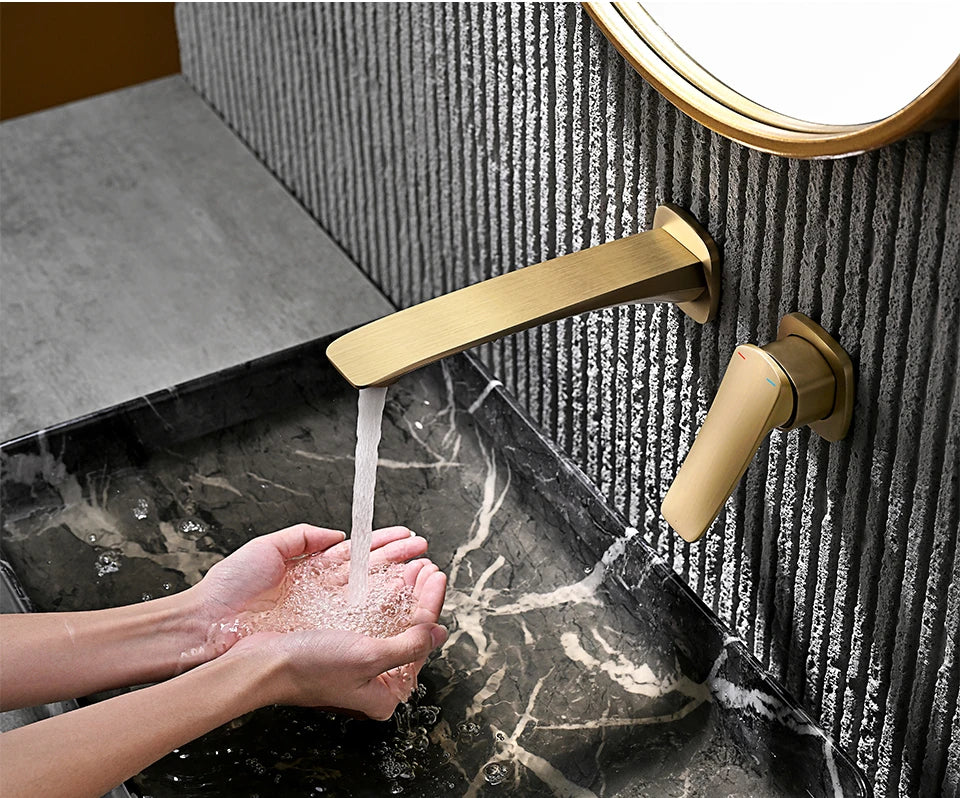 Vgx Concealed Bathroom Faucets Embedded Cartridge Basin Mixer