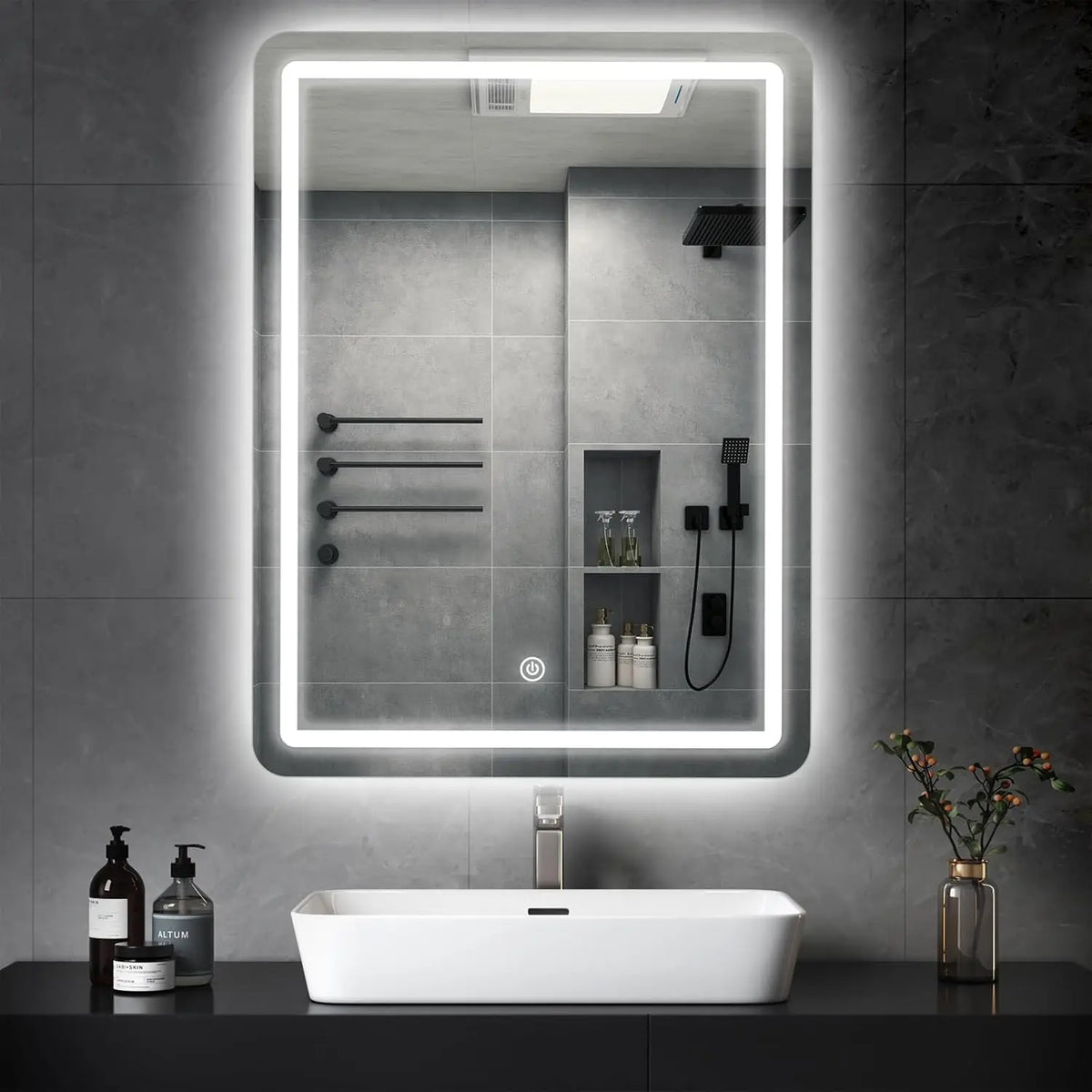 Bathroom Wall Mirror Bathroom Mirror Lighting Mirror Led