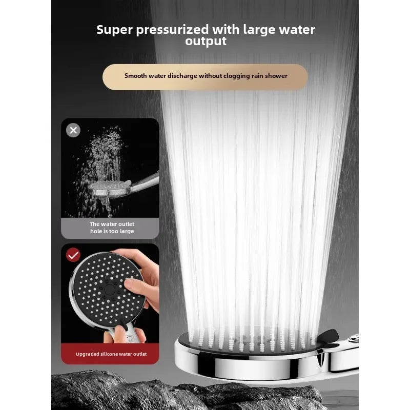 Boosting Showerhead Shower Super Strong Shower Faucet Bathroom