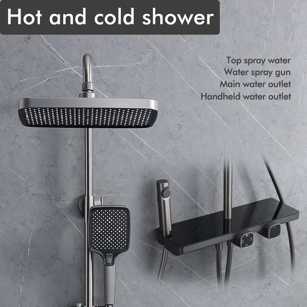 10 Inch Shower Head Handle Square Shower Faucet