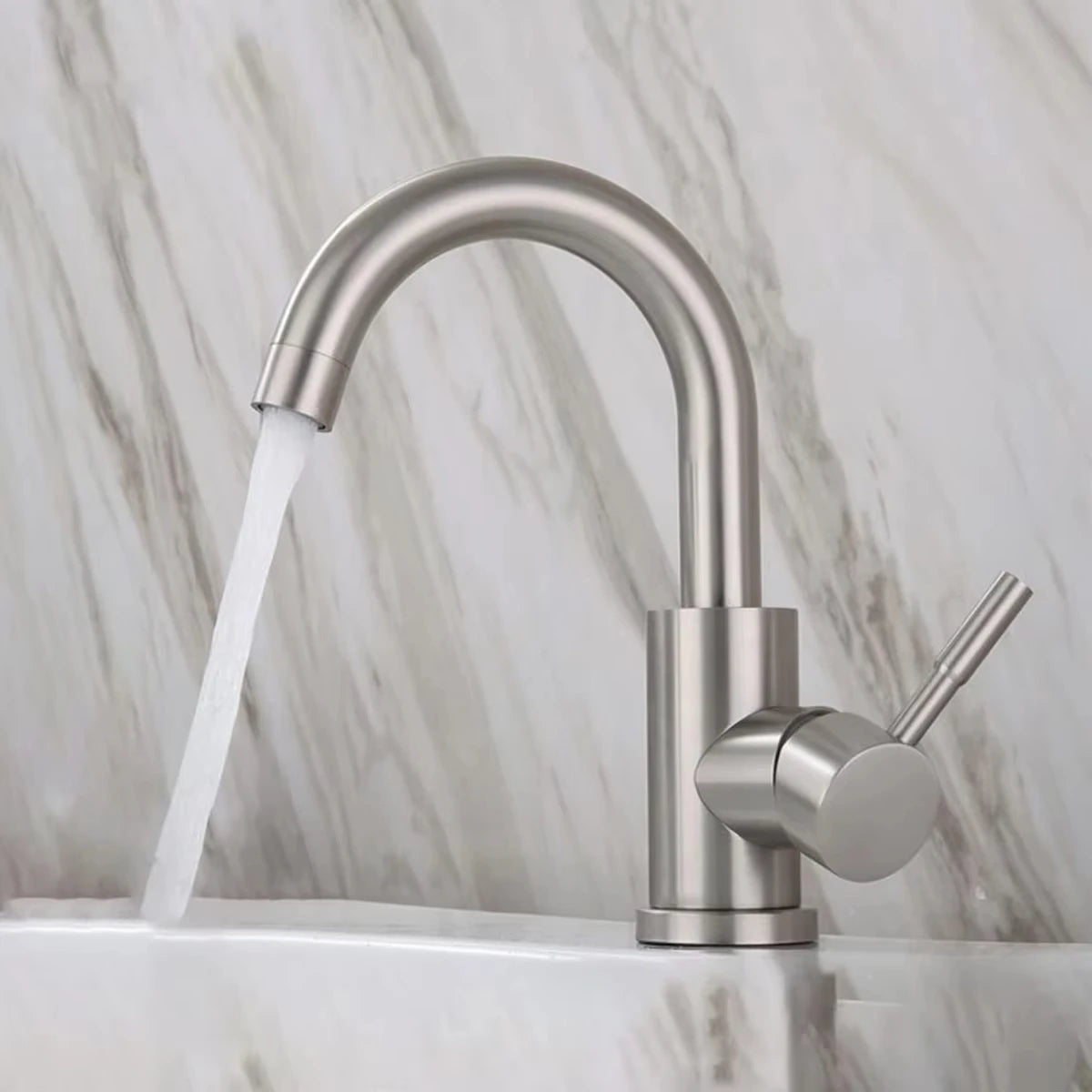 Black Nickel Bathroom Basin Faucet 304 Stainless Steel
