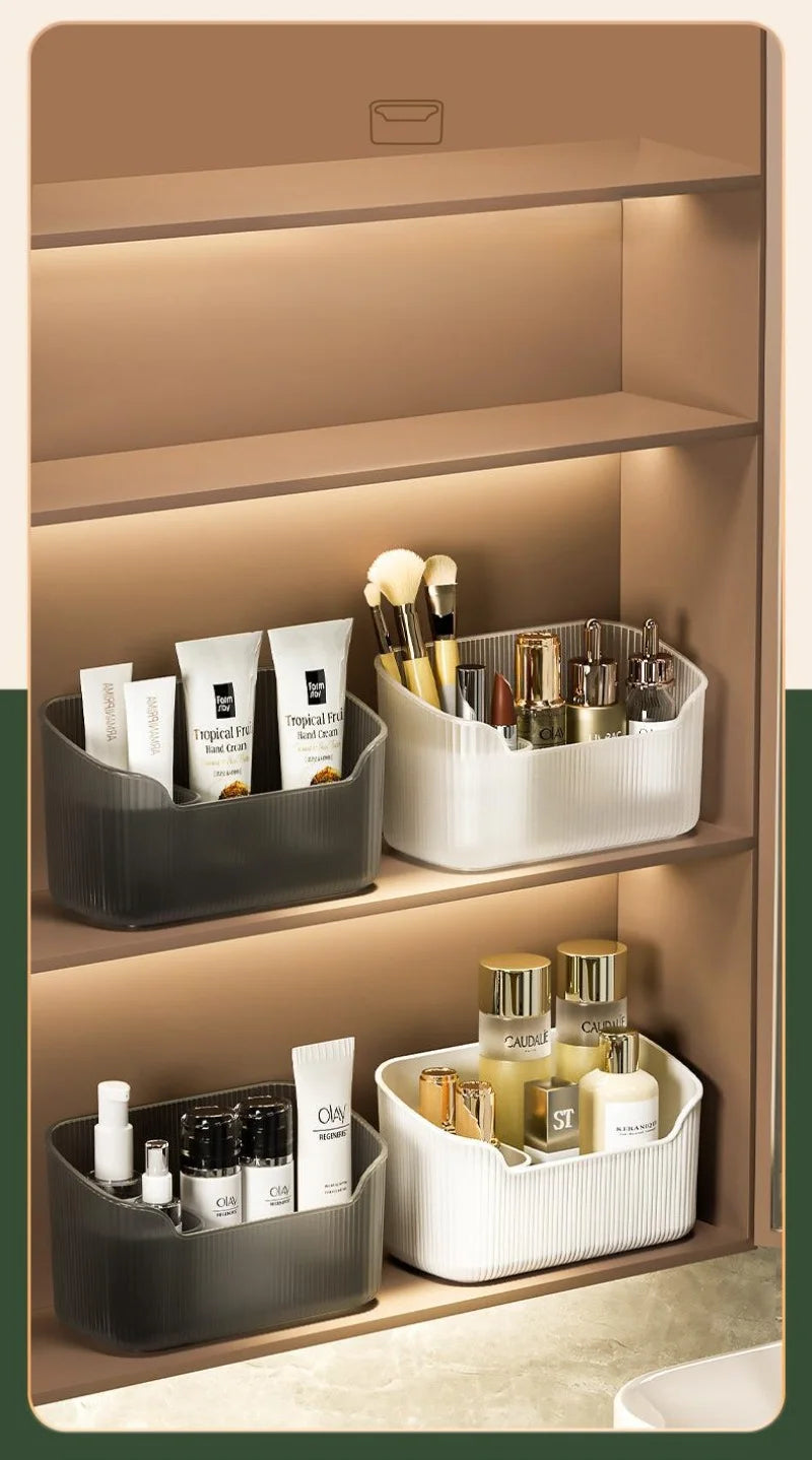 Large Capacity Cosmetic Storage Box Makeup Organizer Bathroom