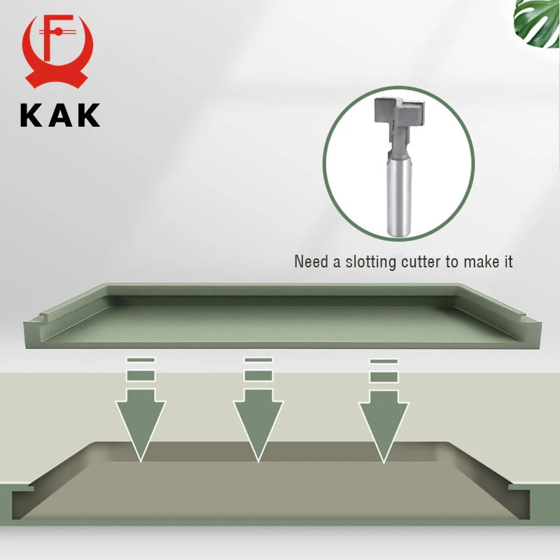 Kak Recessed Cabinet Handles Black Hidden Sliding Door