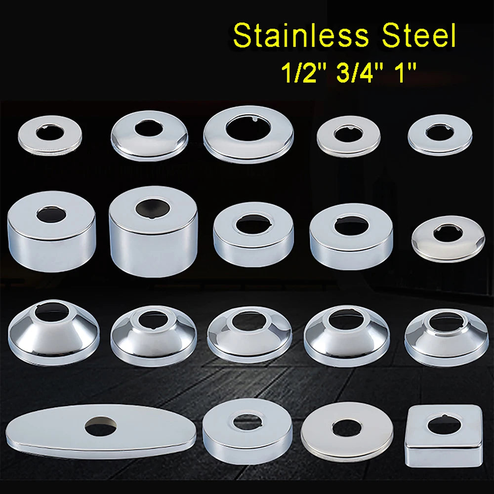 1pcs Stainless Steel Water Pipe Wall Covers Shower