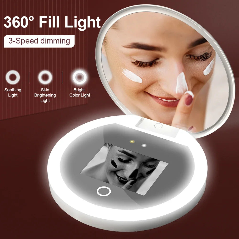 Uv Mirror Sunscreen Smart Makeup Mirror Testing Camera