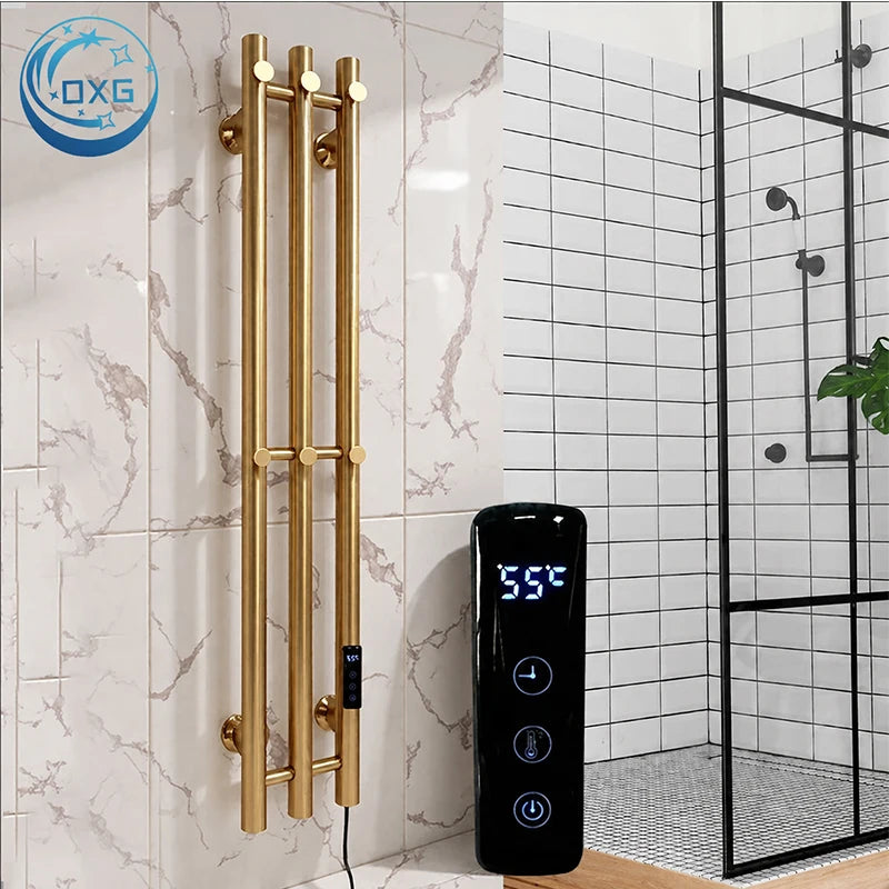 Electric Towel Rail Bathroom Towel Warmer Temperature Control