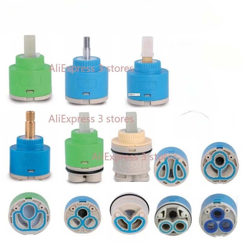 1pcs 35/40mm Replacement Ceramic Spool Water Tap Mixer