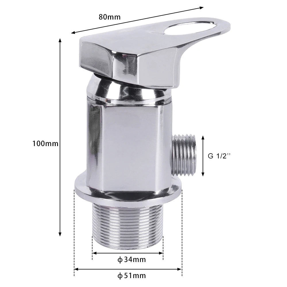 Stainless Steel Rv Shower Mixer Tap Outlet 1/2