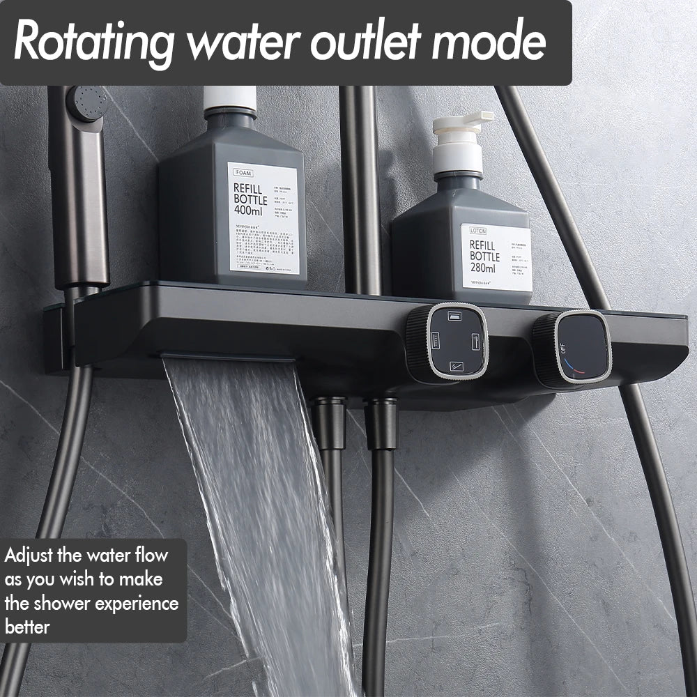 10 Inch Shower Head Handle Square Shower Faucet