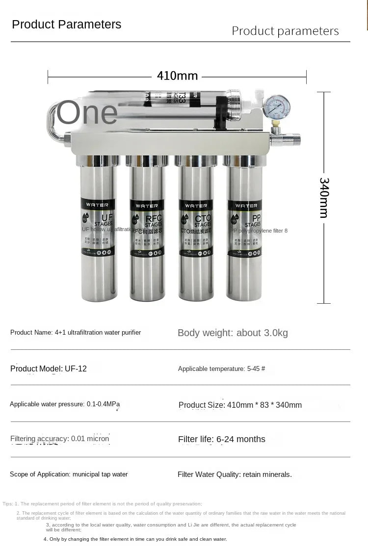 Stainless Steel Direct Drinking Water Purifier Tap Water