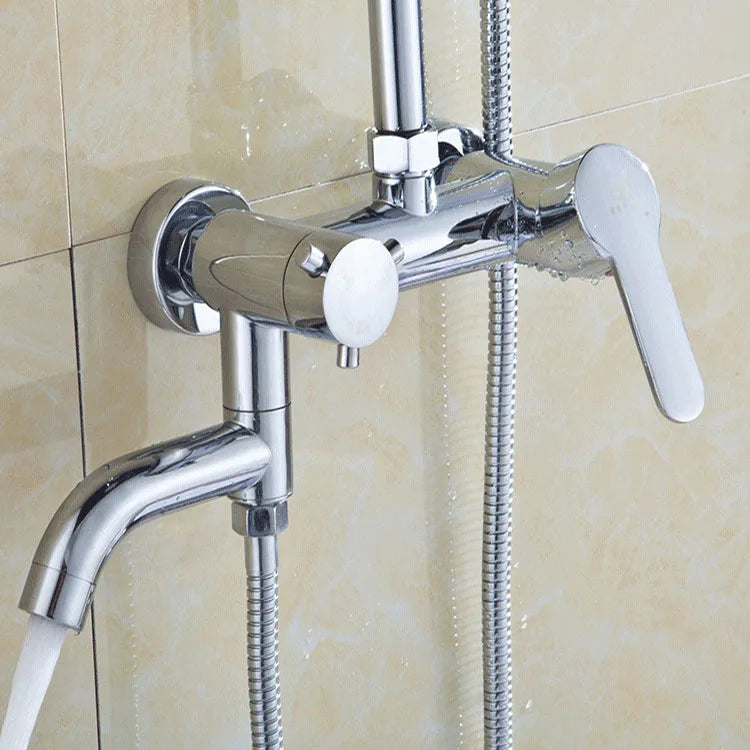 Bathroom Shower Faucet Bathtub Faucet Mixer Tap Chrome