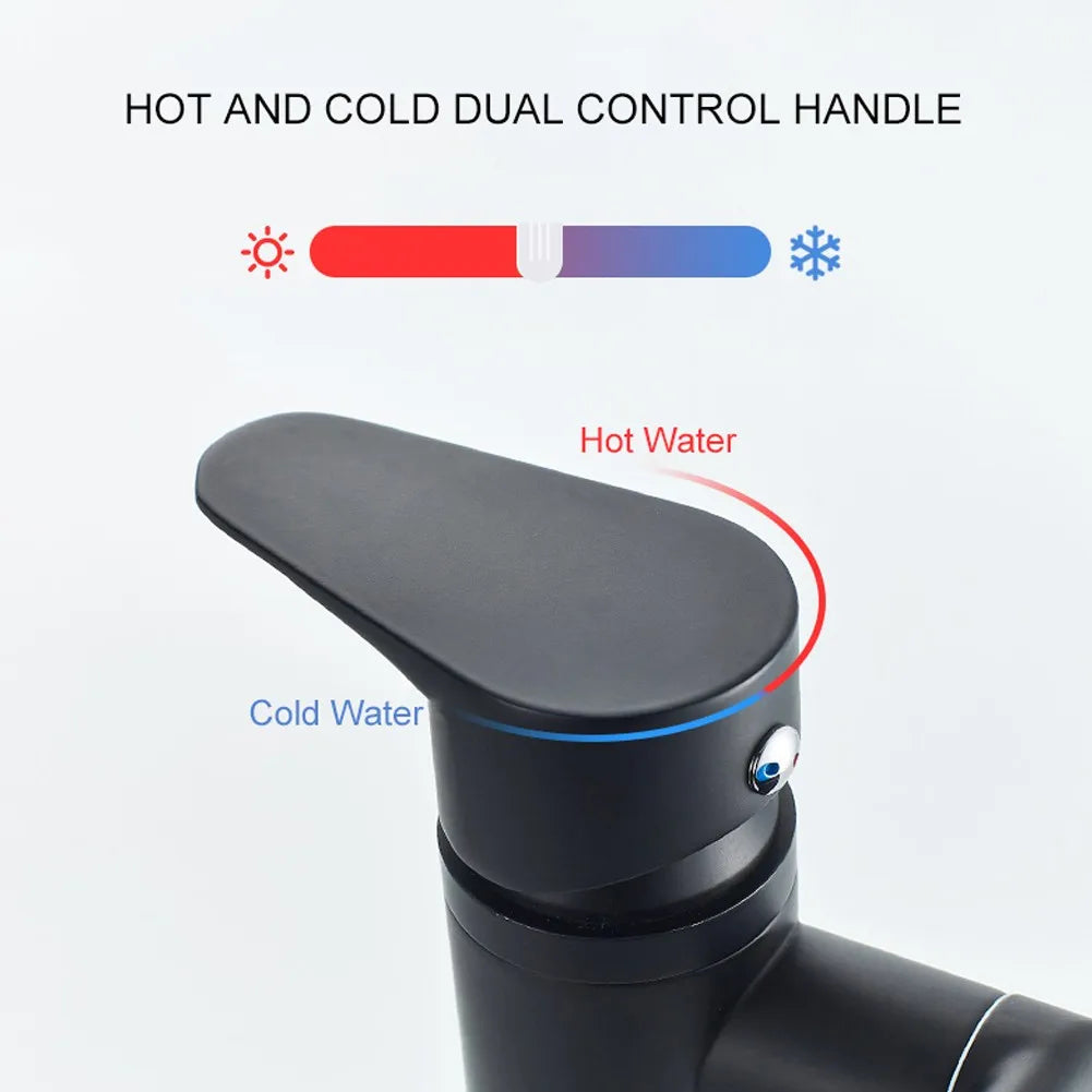 1080 Swivel Bathroom Sink Faucet Water Mixer Deck