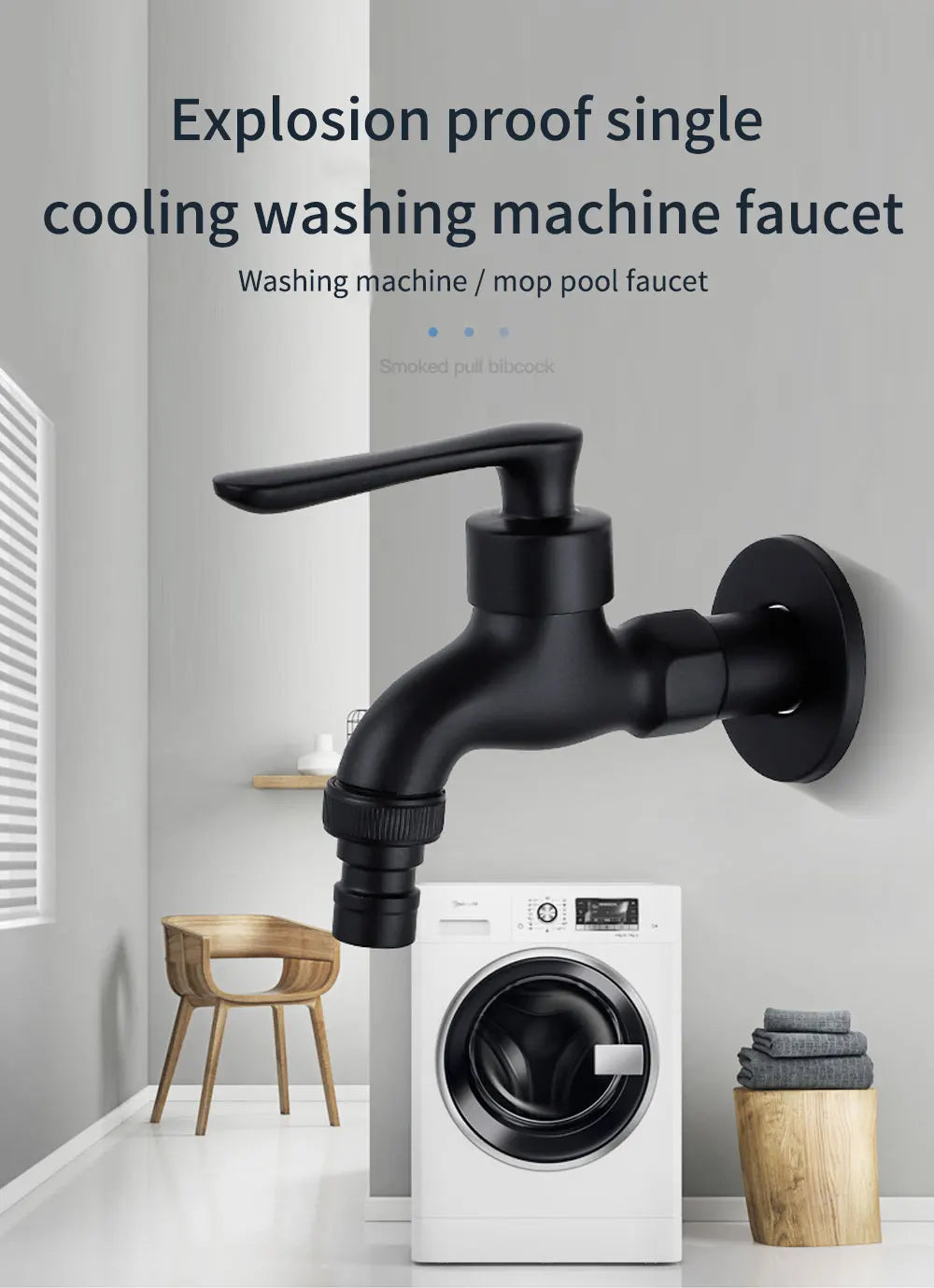 Cold Faucet Wall Outdoor Mop Pool Faucet Copper