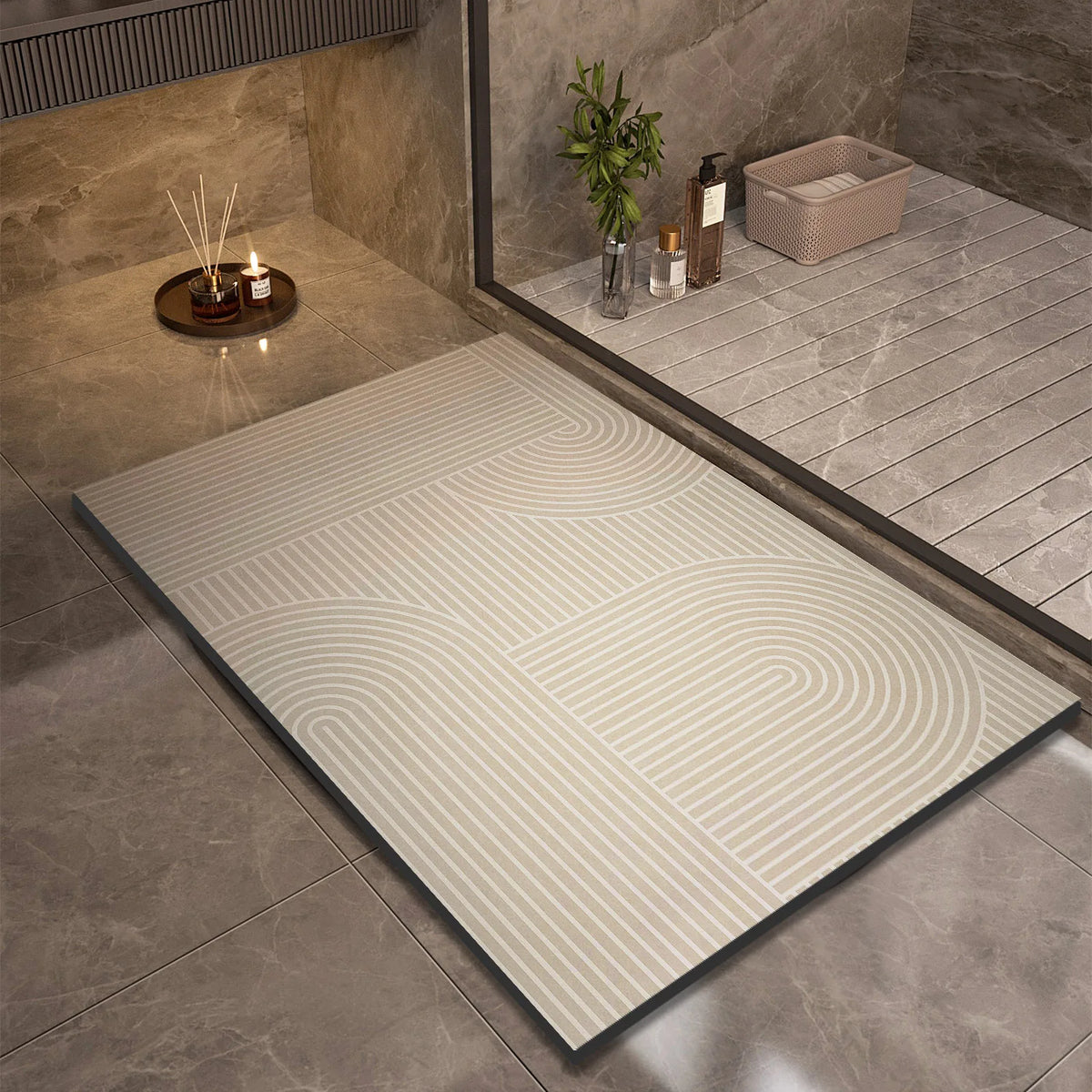 Super Absorbent Bath Mats Bathroom Anti Slip Shower