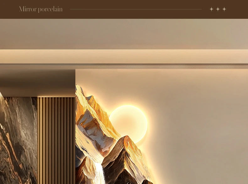 Backed By Jinshan Luxury Vanity Wall Lamp Painting