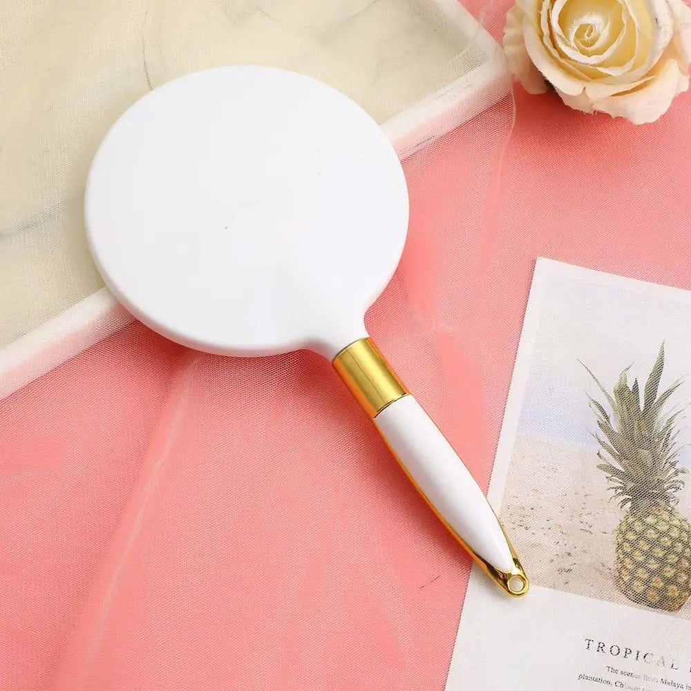 Makeup Mirror Vintage Vanity Mirror Hand Mirror Handle