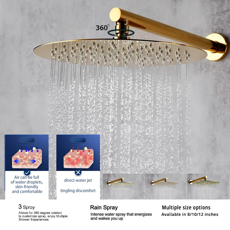 Bathroom Shower Faucet Bathroom Mixer Tap Bathtub Brass