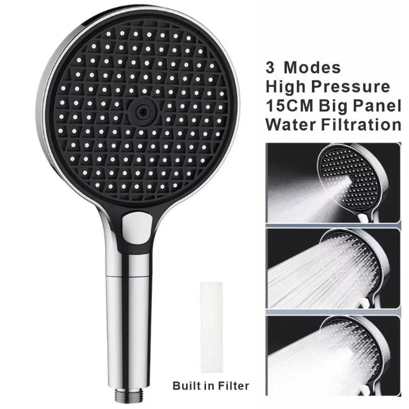15cm Big Panel High Pressure Shower Head Filter