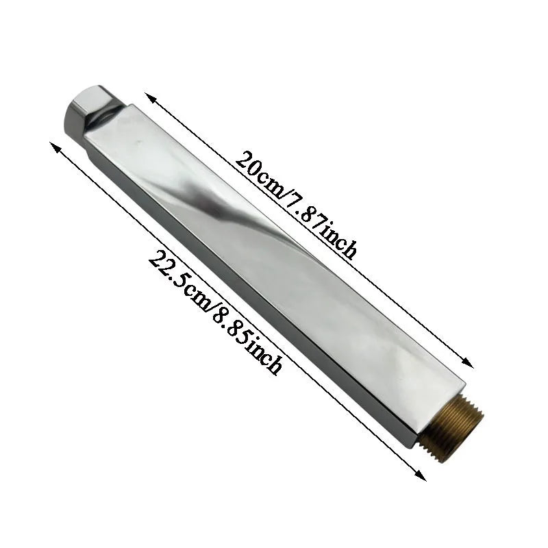 20/30/40/50cm Square Extension Tube G3/4 Bathroom Shower Faucet
