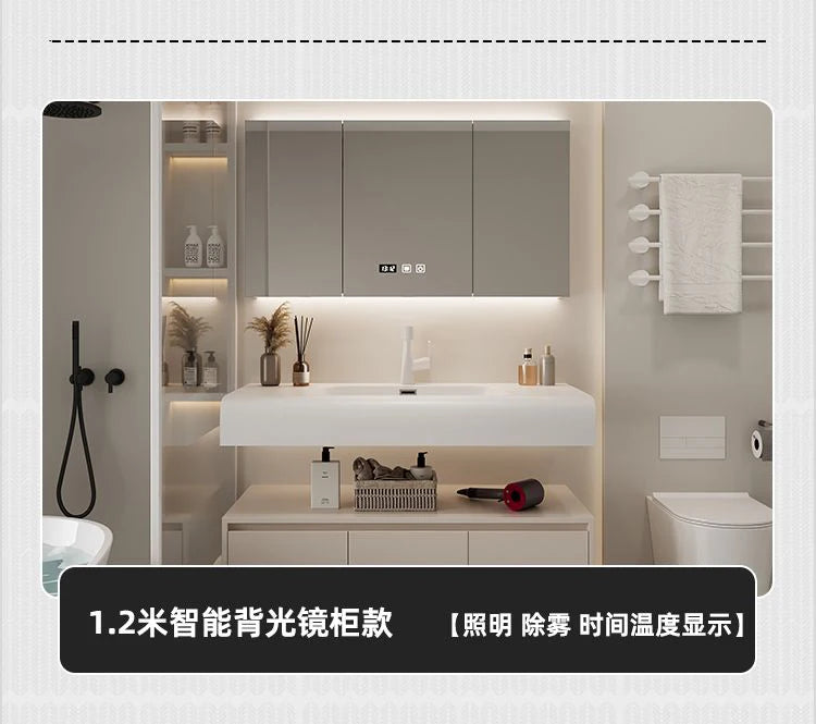 Bathroom Furniture Skin Sensor Bathroom Vanity Cabinet Sink
