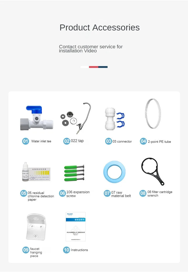 01 Ultra Water Filtration System Under Sink 6-Stage