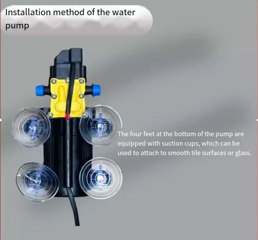 12v Automotive Or Self-Priming Diaphragm Pump Car Washer