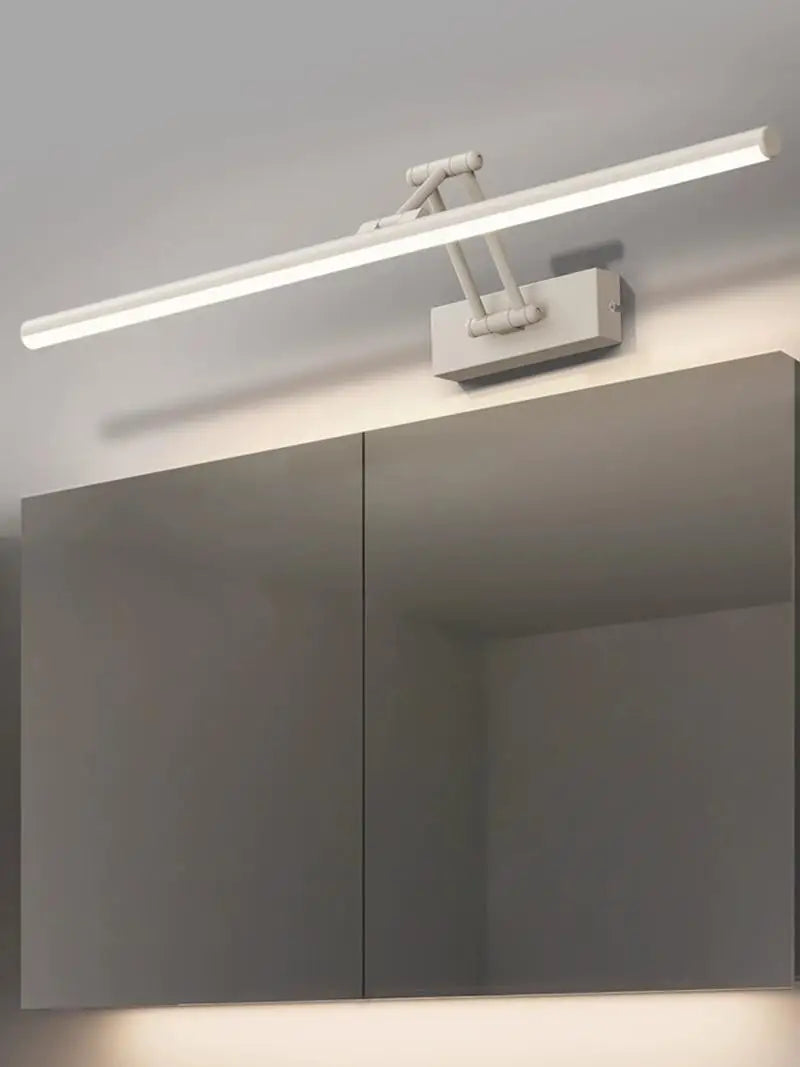 Modern Bathroom Mirror Wall Lamp Foldable Black/White Bedroom