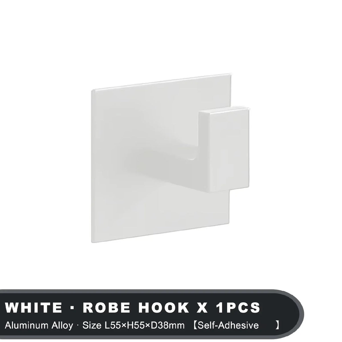 1-4pcs Strong Adhesive Wall Hook Sticker Hanging Coat