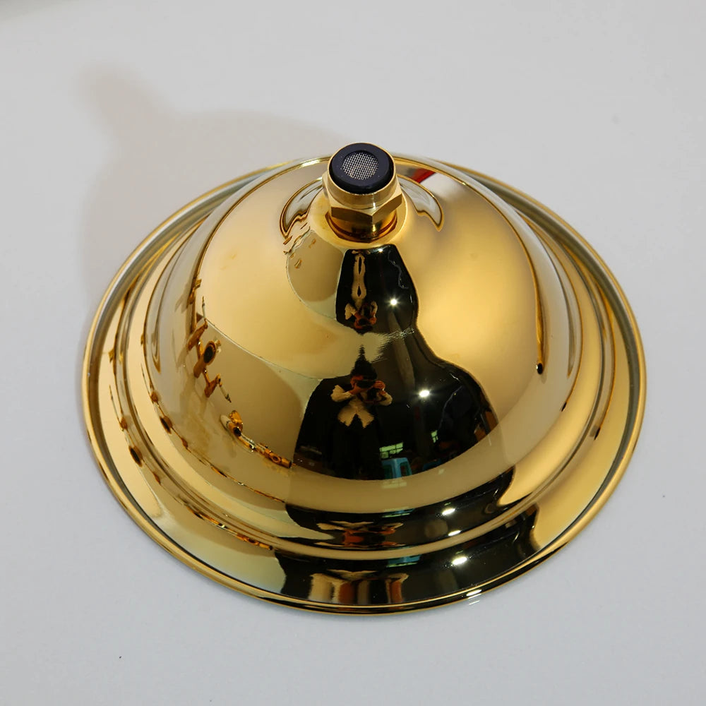 Kemaidi Luxury Golden 2-Function Bathroom Shower Exquisite High