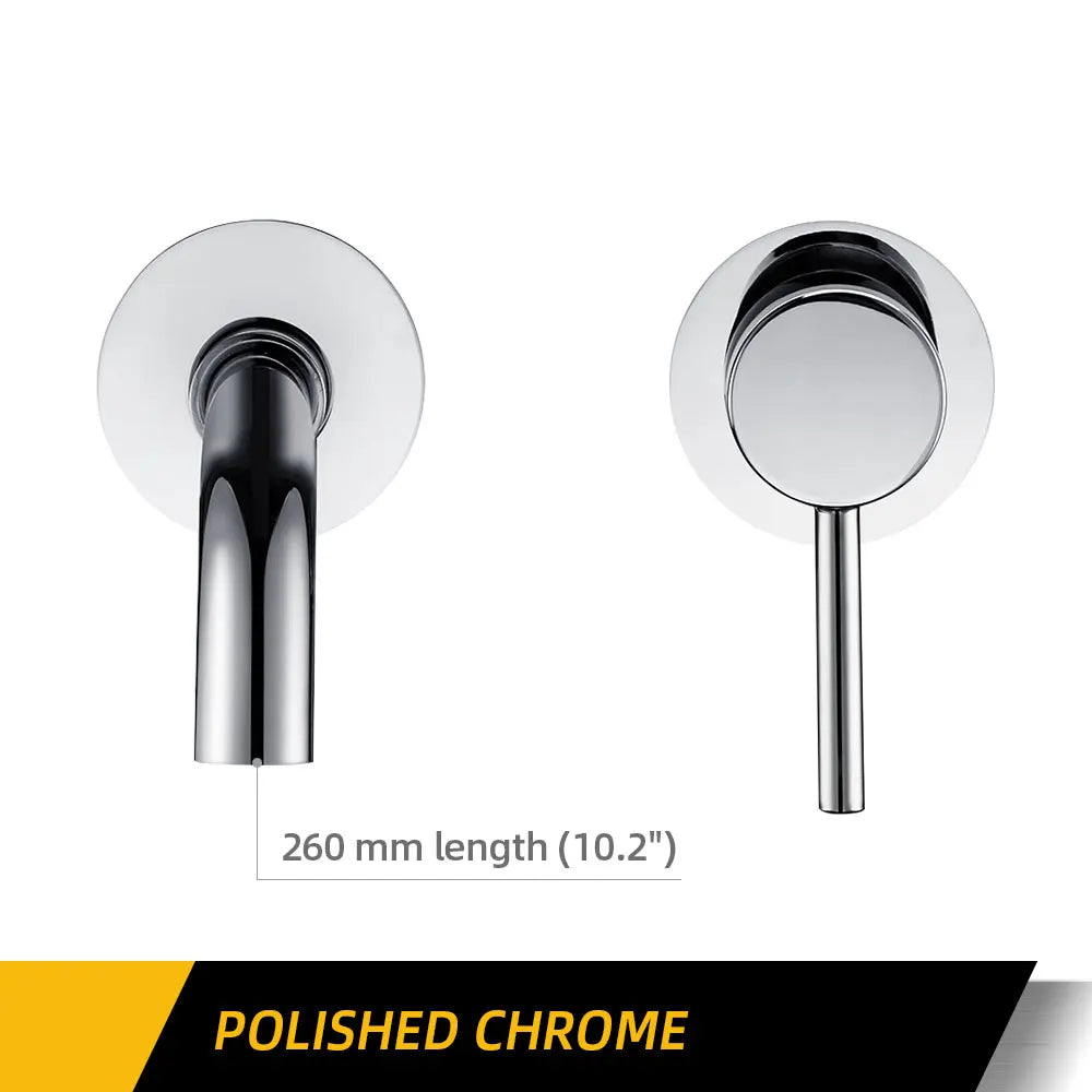 Bagnolux Ronda Stainless Steel Solid Brass Trim Taps