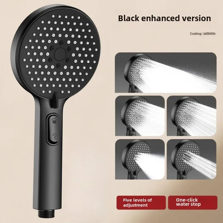 Boosting Showerhead Shower Super Strong Shower Faucet Bathroom