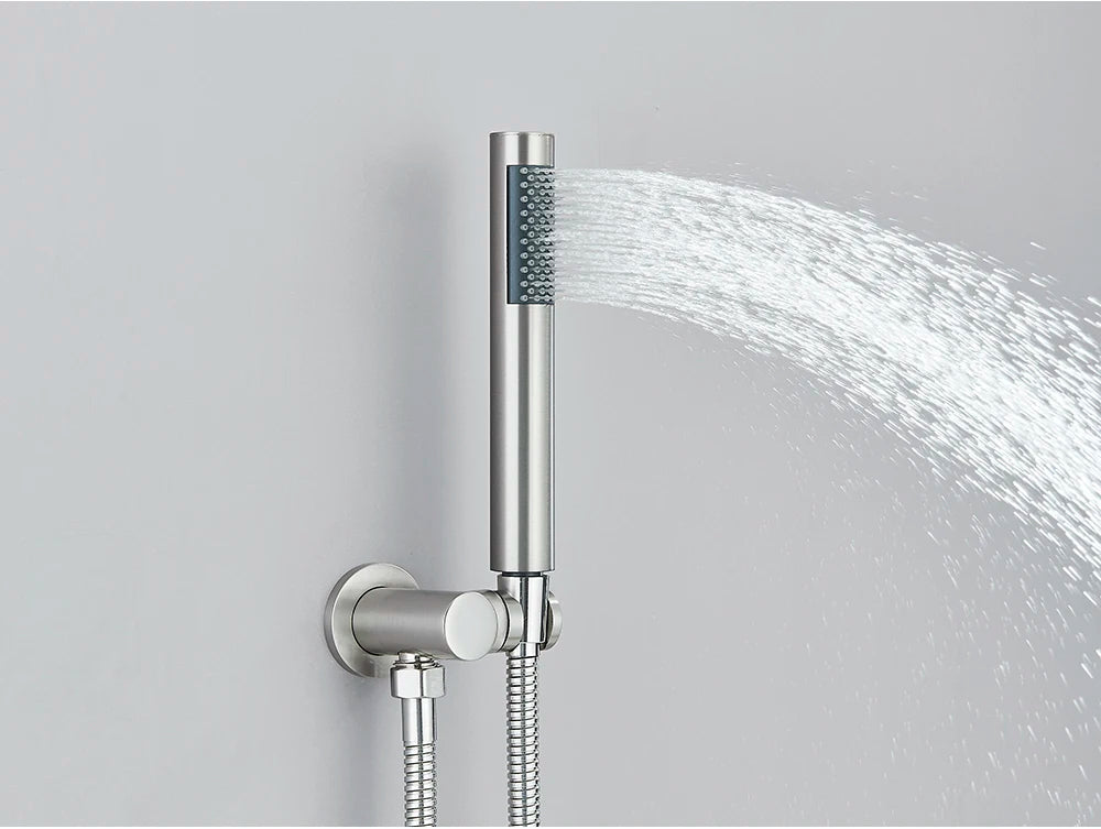 Poiqihy Golden Handshower Head 150cm Stainless Steel Shower