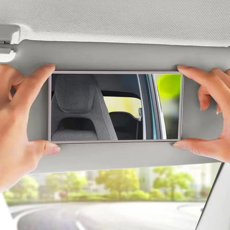 Car Sun Visor Mirror Stainless Steel Hd Car
