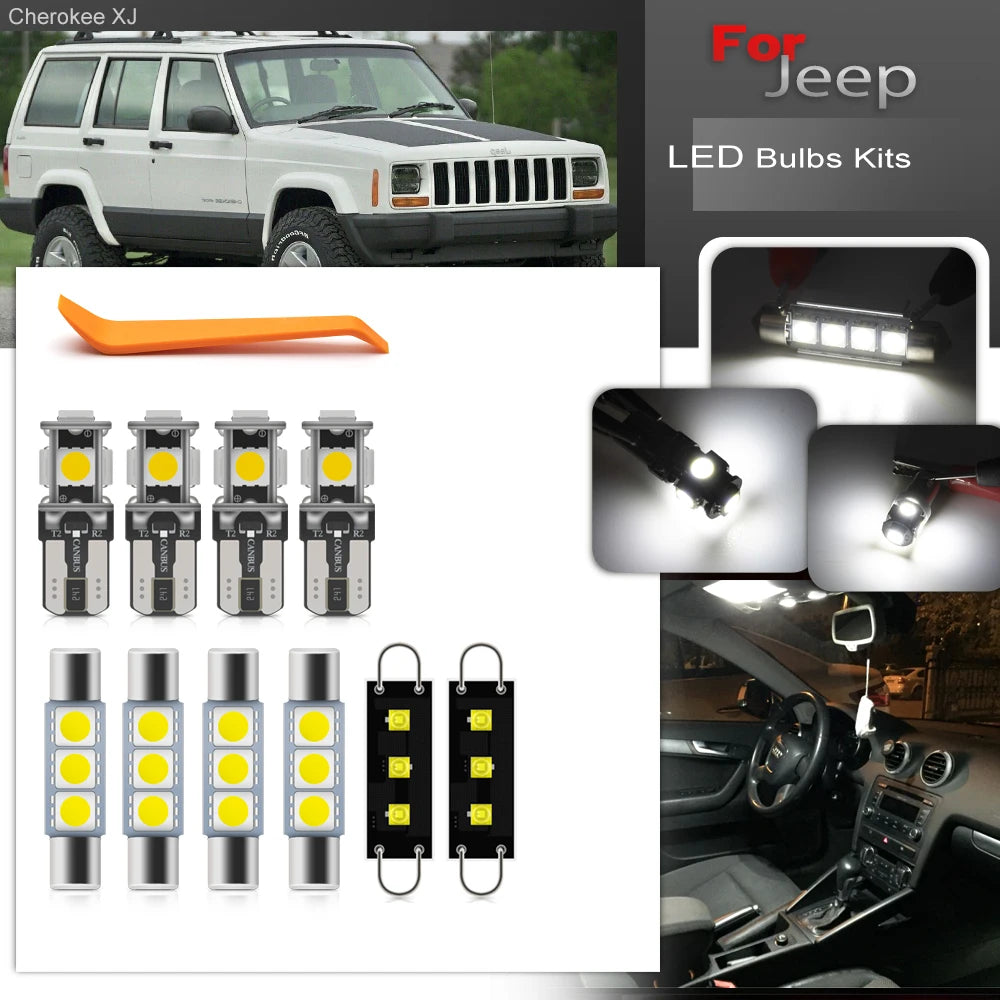 Jeep Cherokee Xj 1997-2001 Canbus Led Interior Light