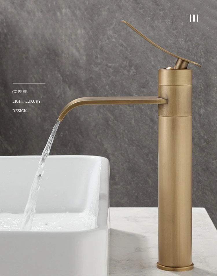 Antique Bronze Basin Faucets Bathroom Faucet & Cold