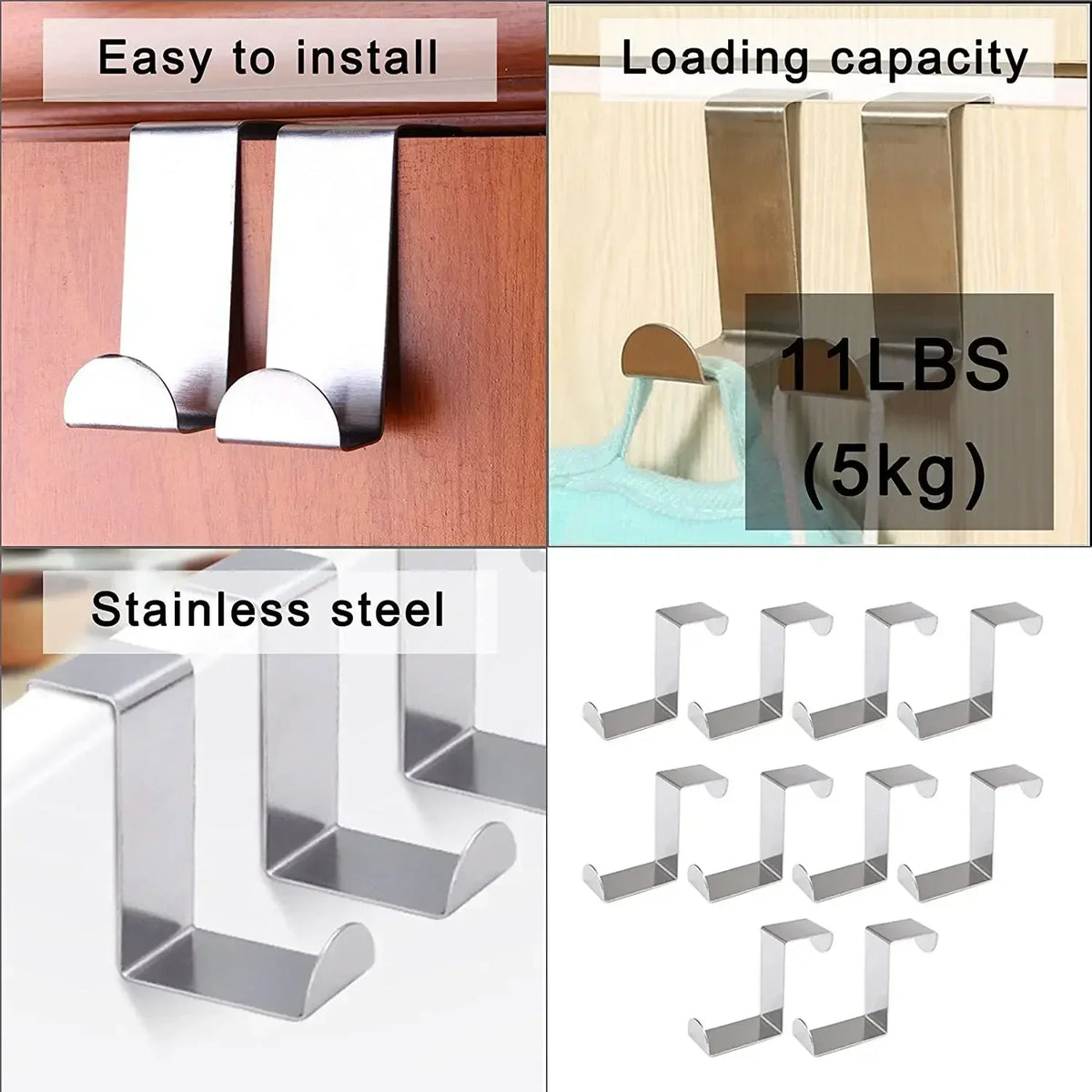 Z-Shaped Bathroom Cabinet By Hook Stainless Steel By