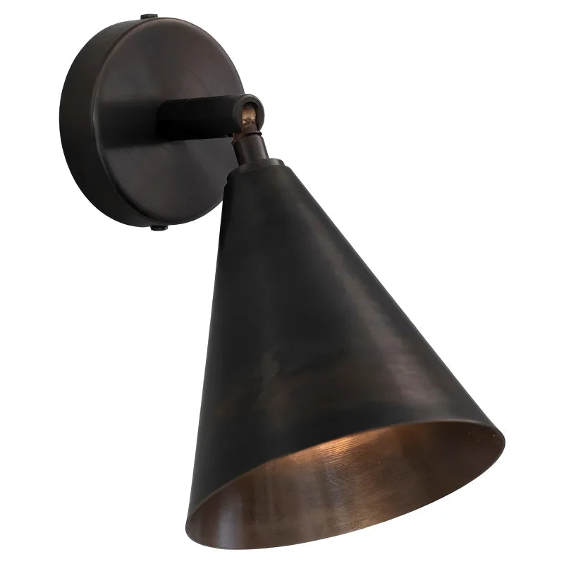 Nordic Full Copper Retro Wall Lamp Master Bedroom