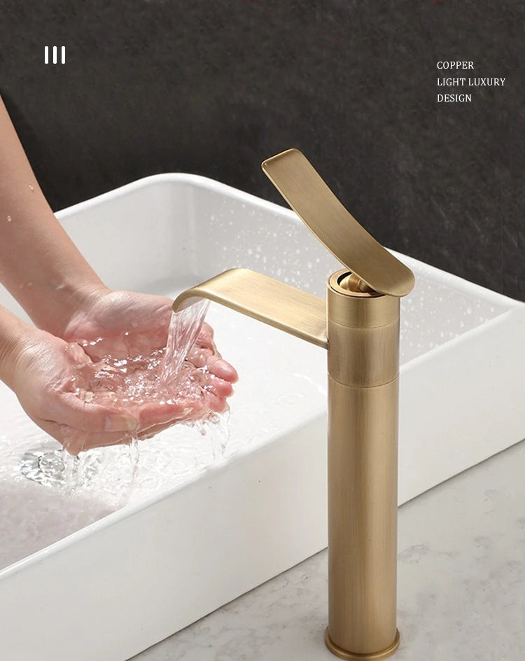Antique Bronze Basin Faucets Bathroom Faucet & Cold